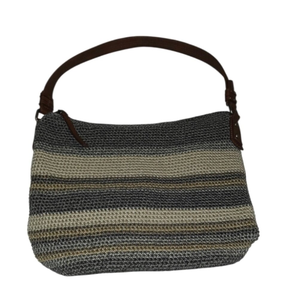 The Sak Sequoia Hobo Slouchy Shoulder Bag Purse Boho Hand Crochet Lagenlook